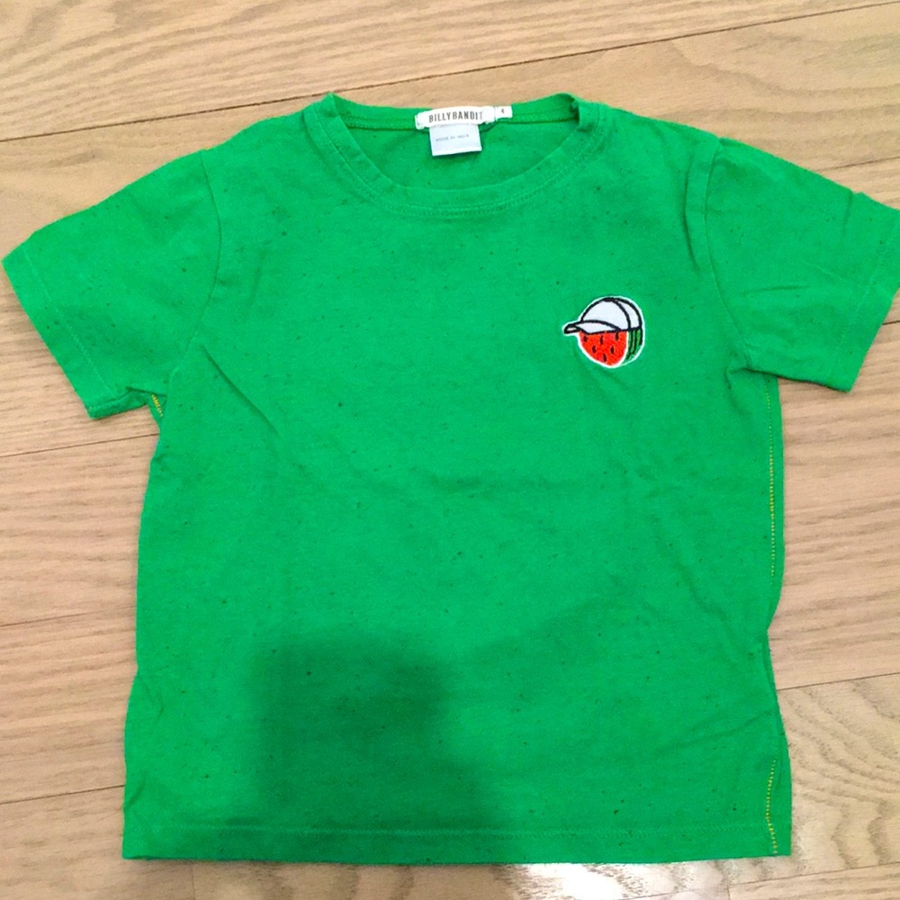 Billybandit boys green tshirt size 4